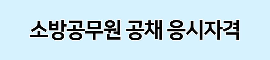 소방공무원시험-경쟁률